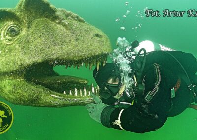 Nurkowanie na jeziorze Płotki